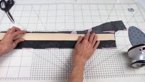 Knopfleiste und Riegel