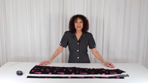 Knopfleiste annähen