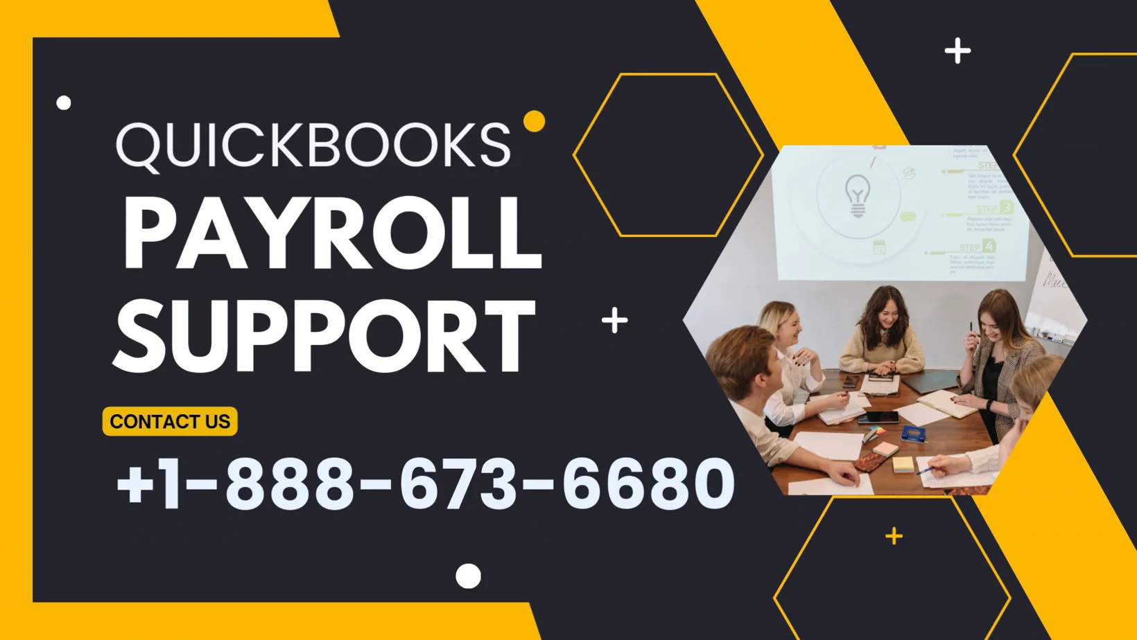 Black & Yellow Geometric Business Facebook Cover