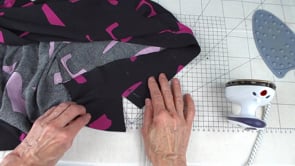 Halsausschnitt bügeln