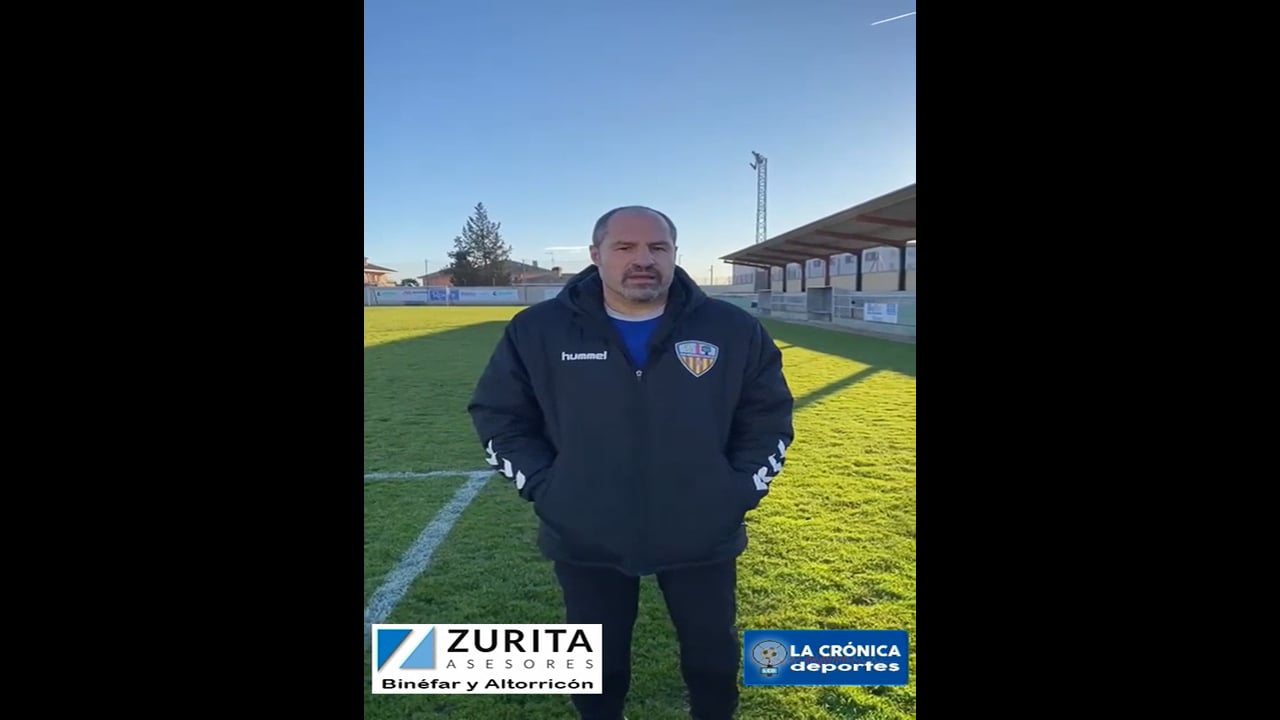 CHELU (Entrenador Altorricón) CD Altorricón 1-2 CF Santa Anastasia / Jor. 24 / Preferente / Gr 1 / Fuente: CD Altorricón