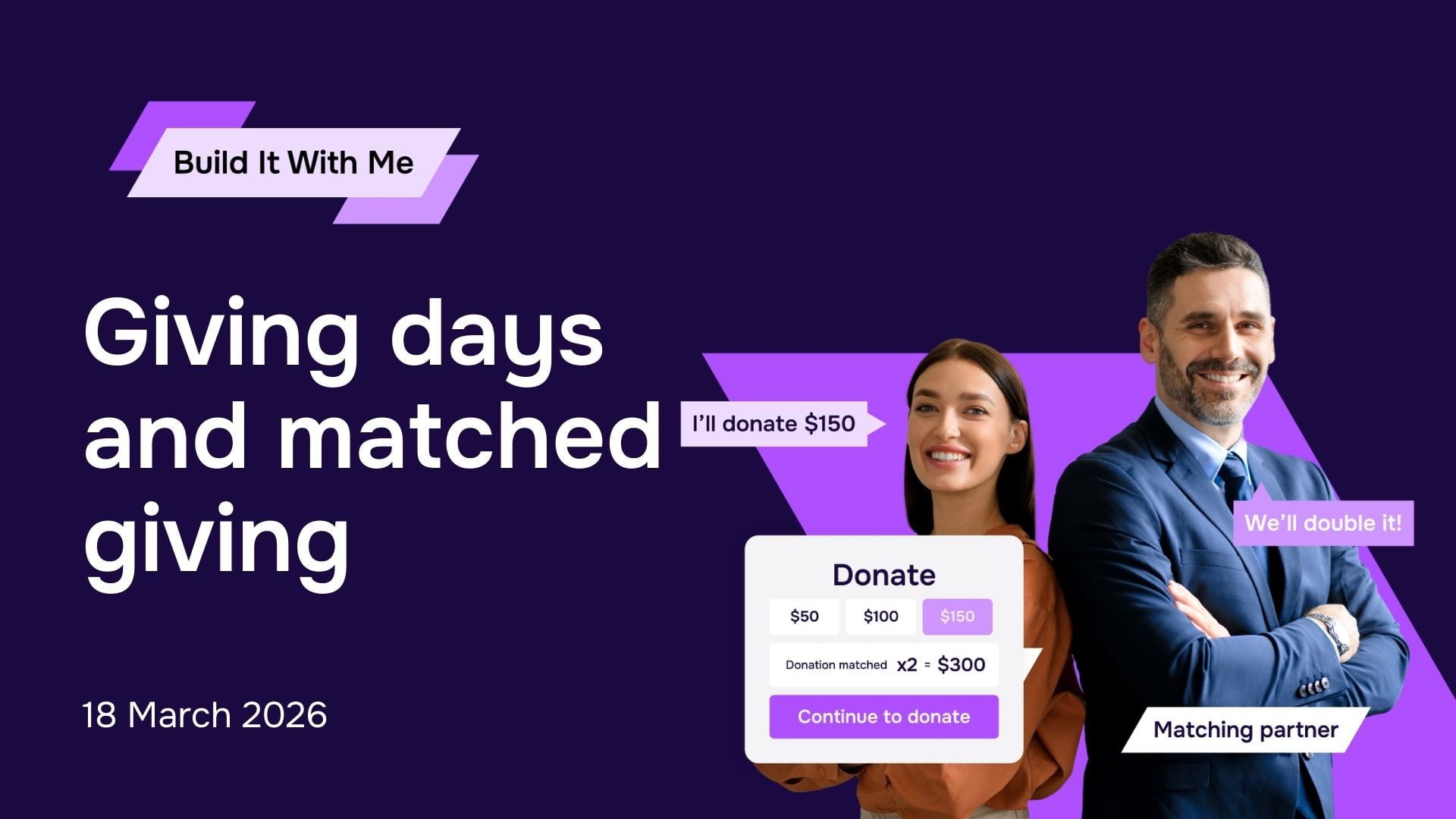 Build It With Me Webinar: Giving Days and Matched Giving | Videos ...
