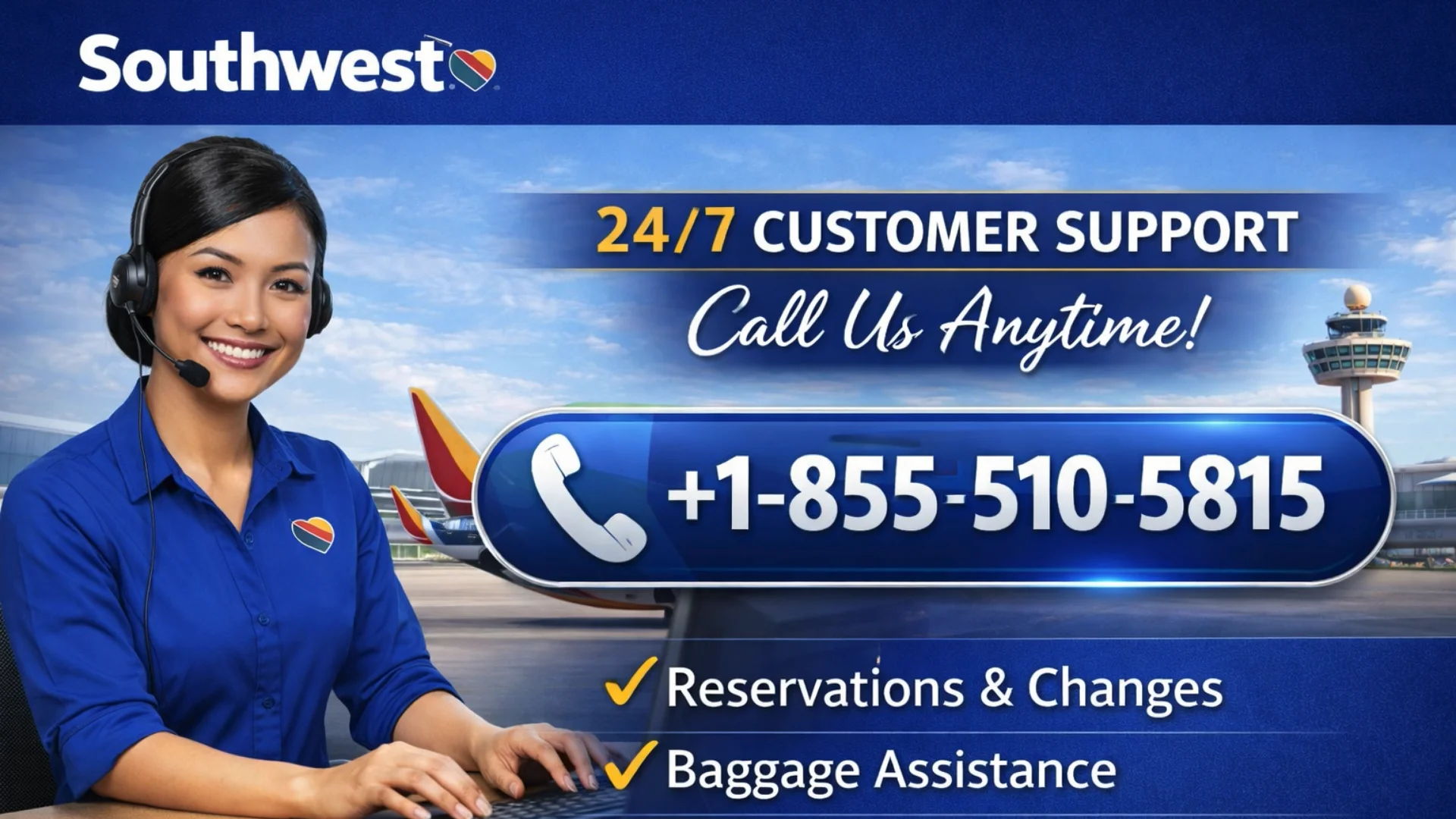 Southwest Airlines&reg;&reg; Customer Support Hub || How to Contact 24/7