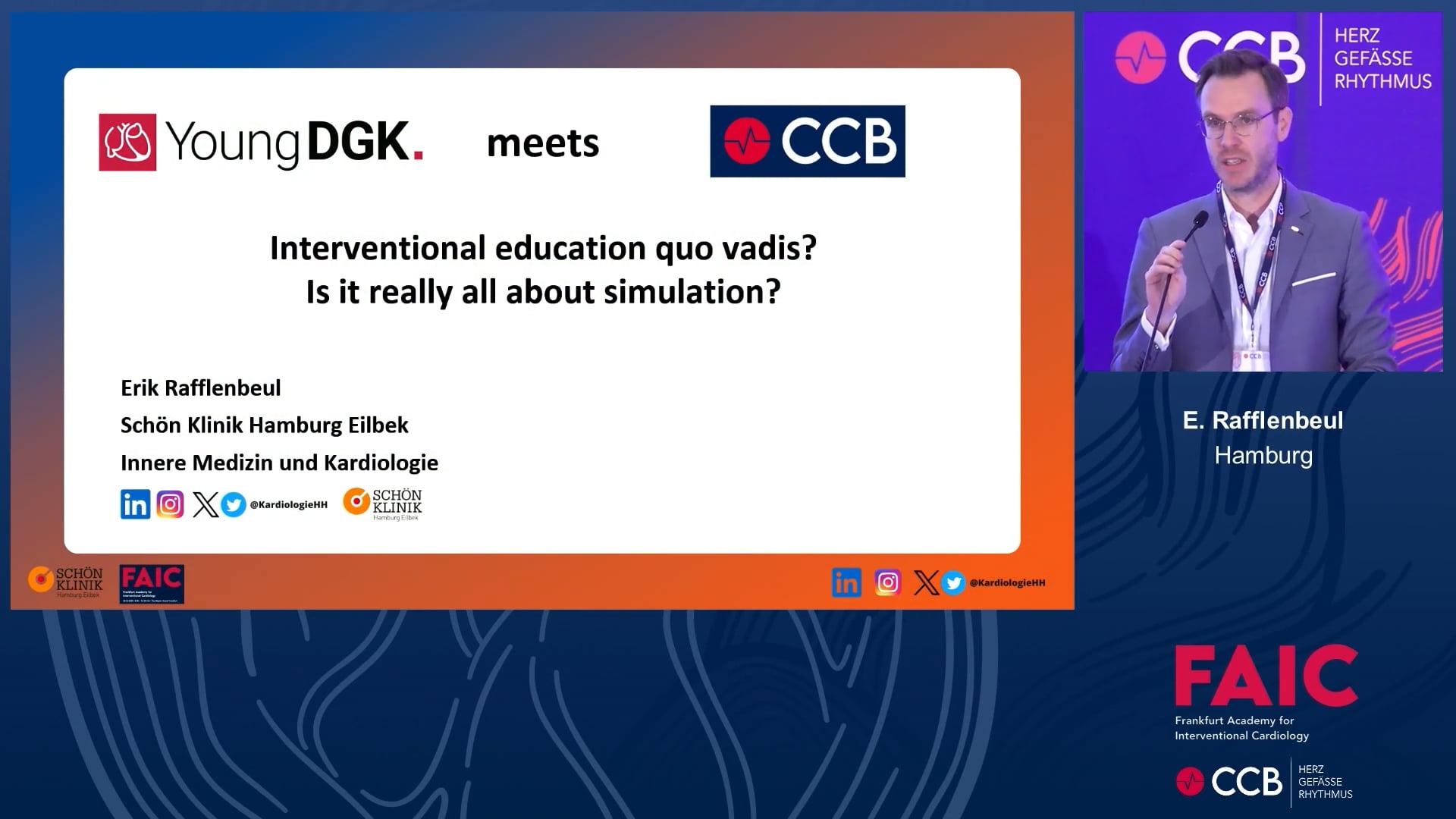 FAIC Symposium 2025 – Interventional education quo vadis? Is it really all about simulation? – E. Rafflenbeul