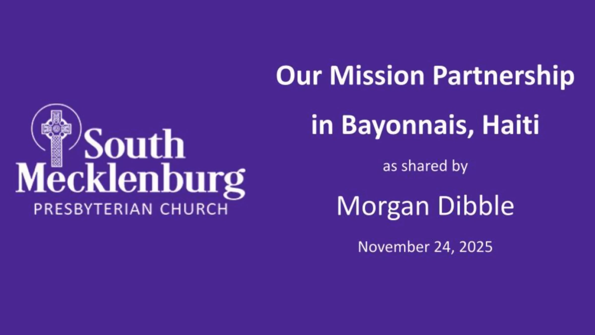 Mission Stories: Morgan Dibble | Videos & Movies on Vimeo