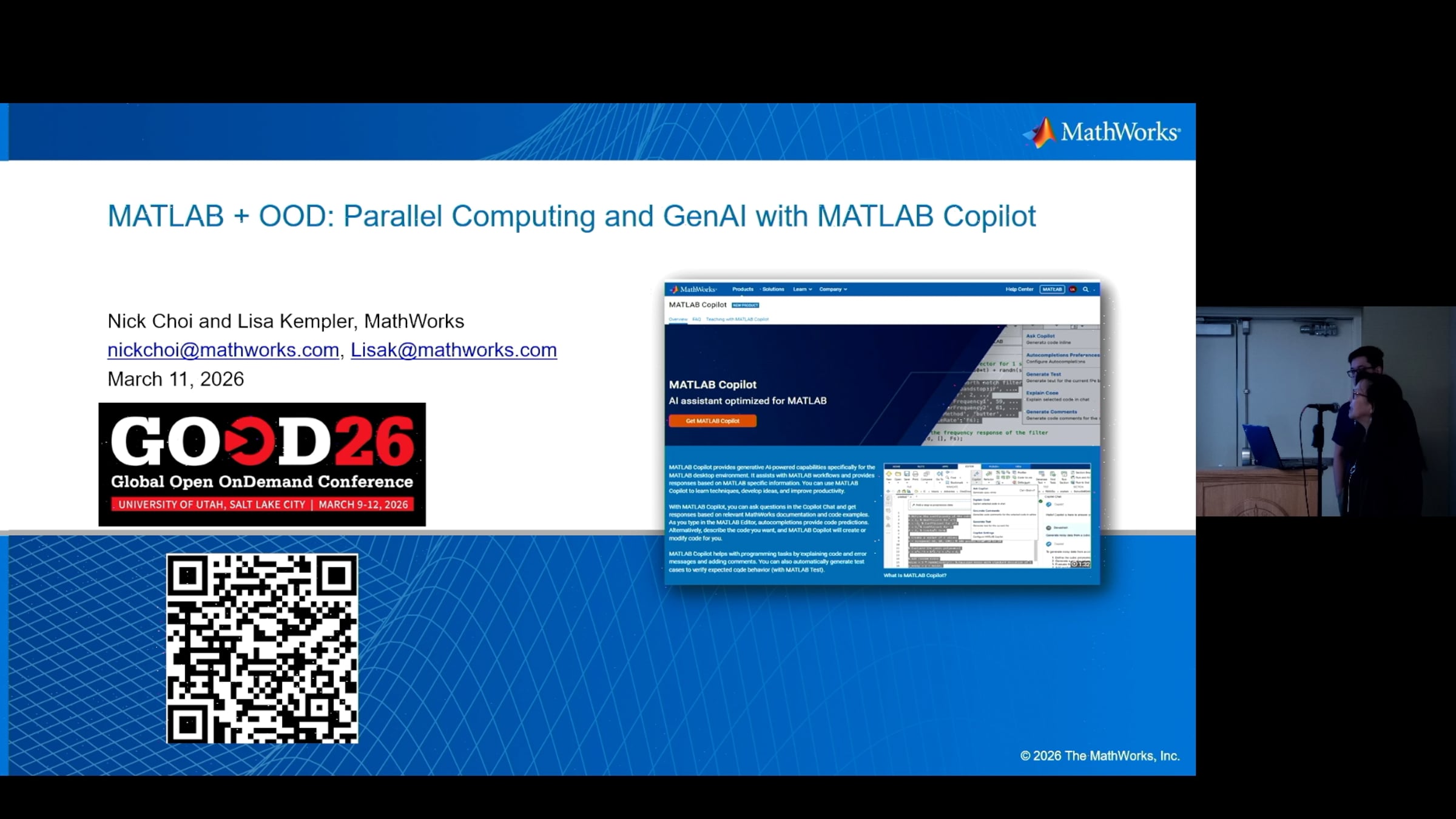 MATLAB + OOD: Parallel Computing and GenAI with MATLAB Copilot | GOOD ...