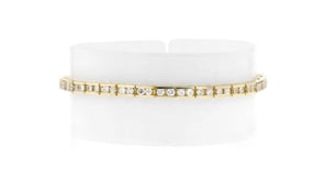 C. 1990 Vintage 3.00 ct. t.w. Diamond Tennis Bracelet in 14kt Yellow Gold