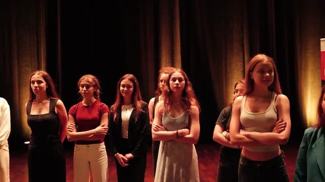 Participants in the Conseil départemental concours d’éloquence film