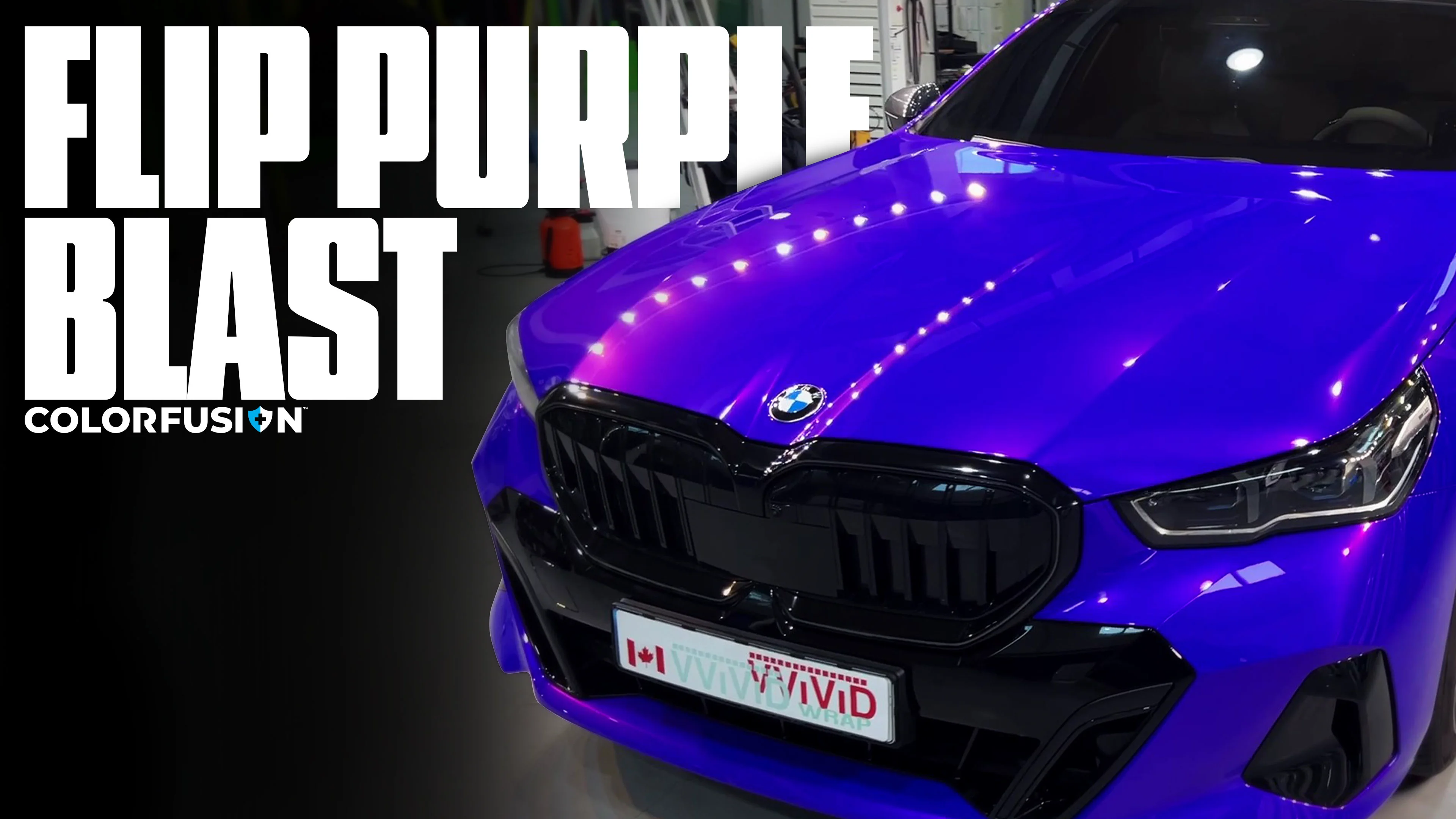 COLORFUSION® PPF - Flip Purple Blast | The VViViD Shop