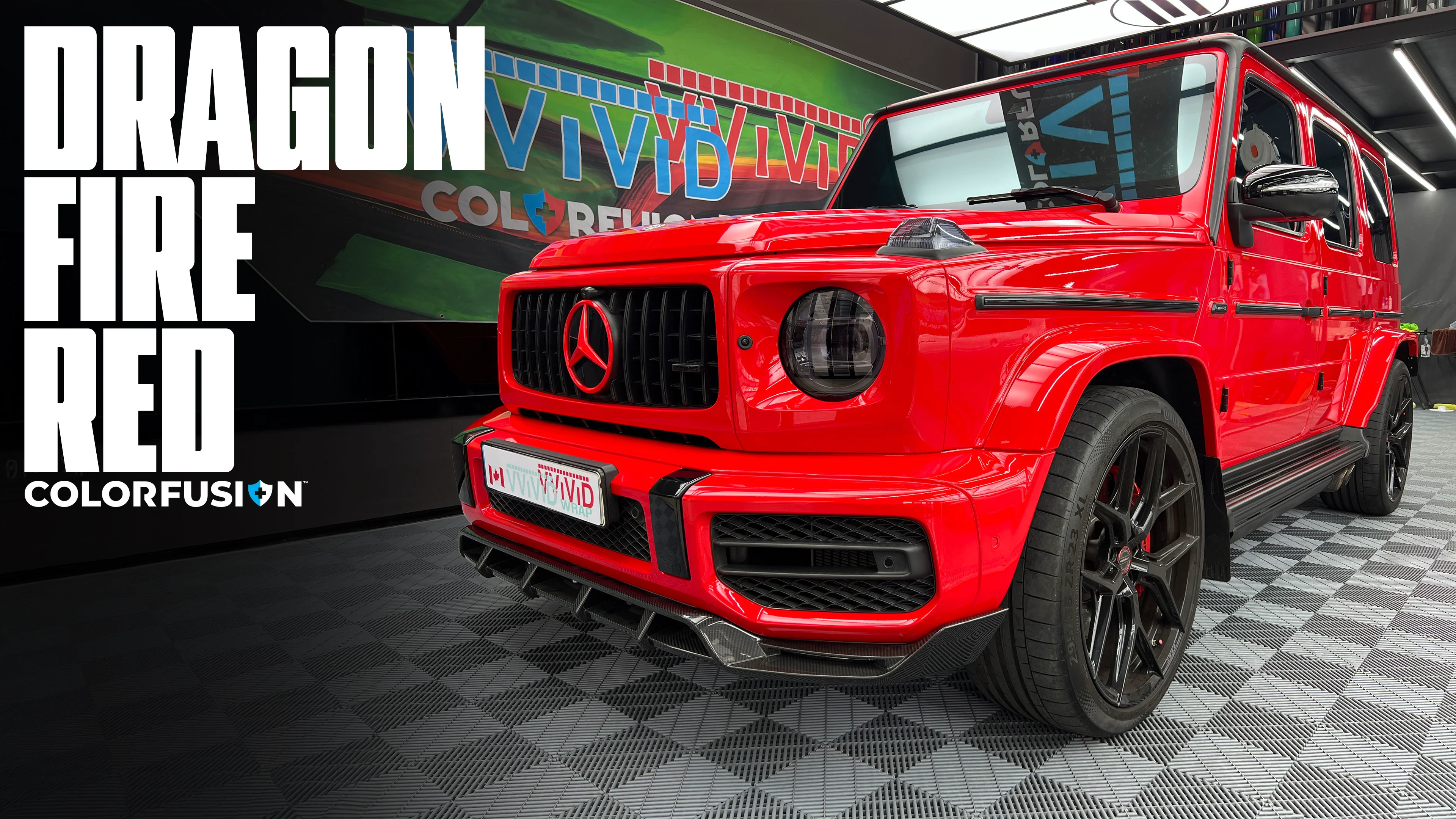 COLORFUSION® PPF - Dragon Fire Red | The VViViD Shop