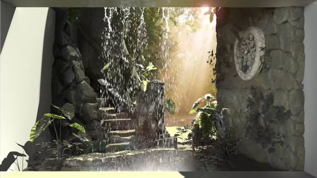 Photo-real Waterfall