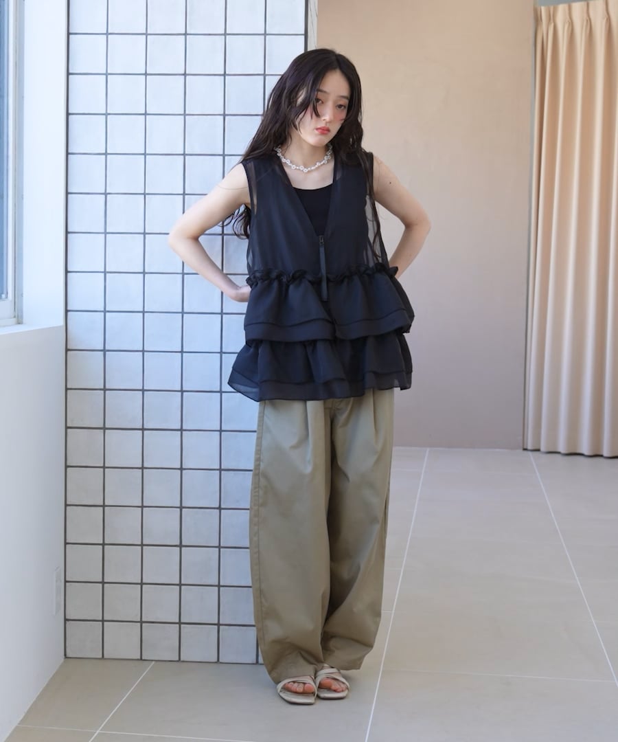 専用ページ ブルー WOMENS】シアーフリルZIPベスト | [公式]レイジブルー（RAGEBLUE）通販