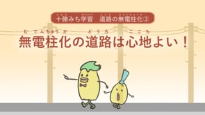 【十勝】無電柱化③「無電柱化の道路は心地よい！」