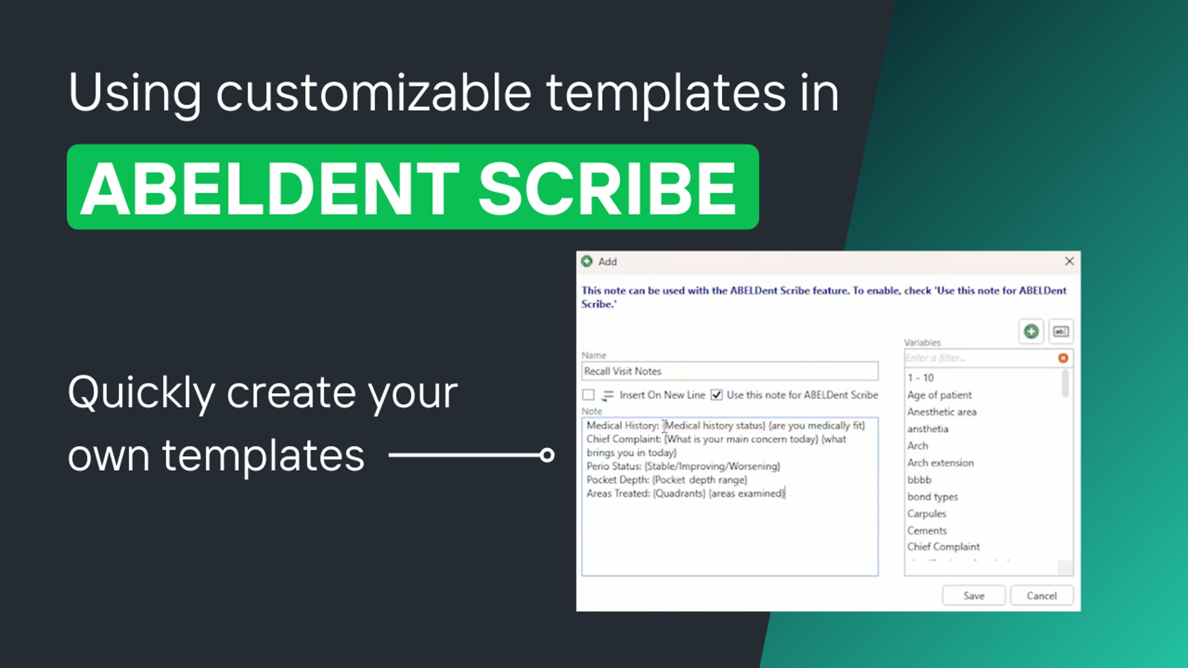 ABELDent Scribe - Creating & Using Custom Templates | Videos & Movies ...