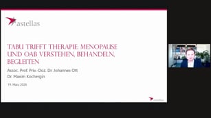 Tabu trifft Therapie: Menopause und OAB verstehen, behandeln, begleiten