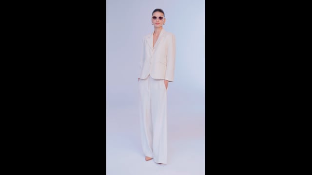 Blazer Alfaiataria Marfim Nina CB