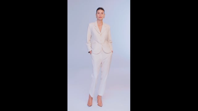 Calça Alfaiataria Marfim Anna CB