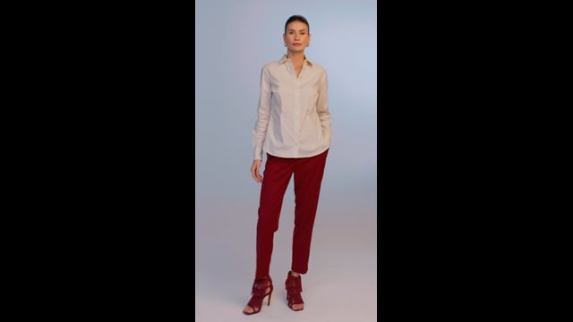 Camisa Tricoline Marfim Isabel CB