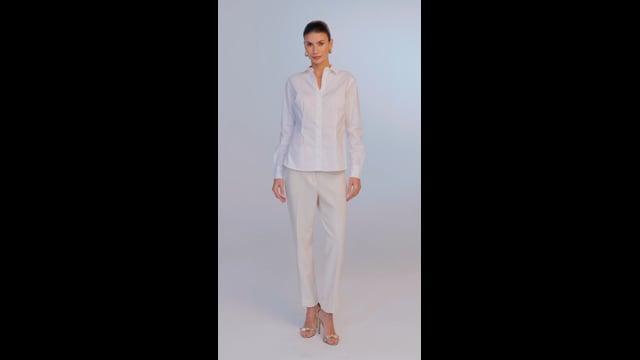 Camisa Tricoline Branco Isabel CB