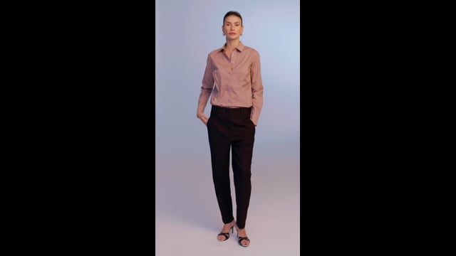 Camisa Tricoline Rose Isabel CB