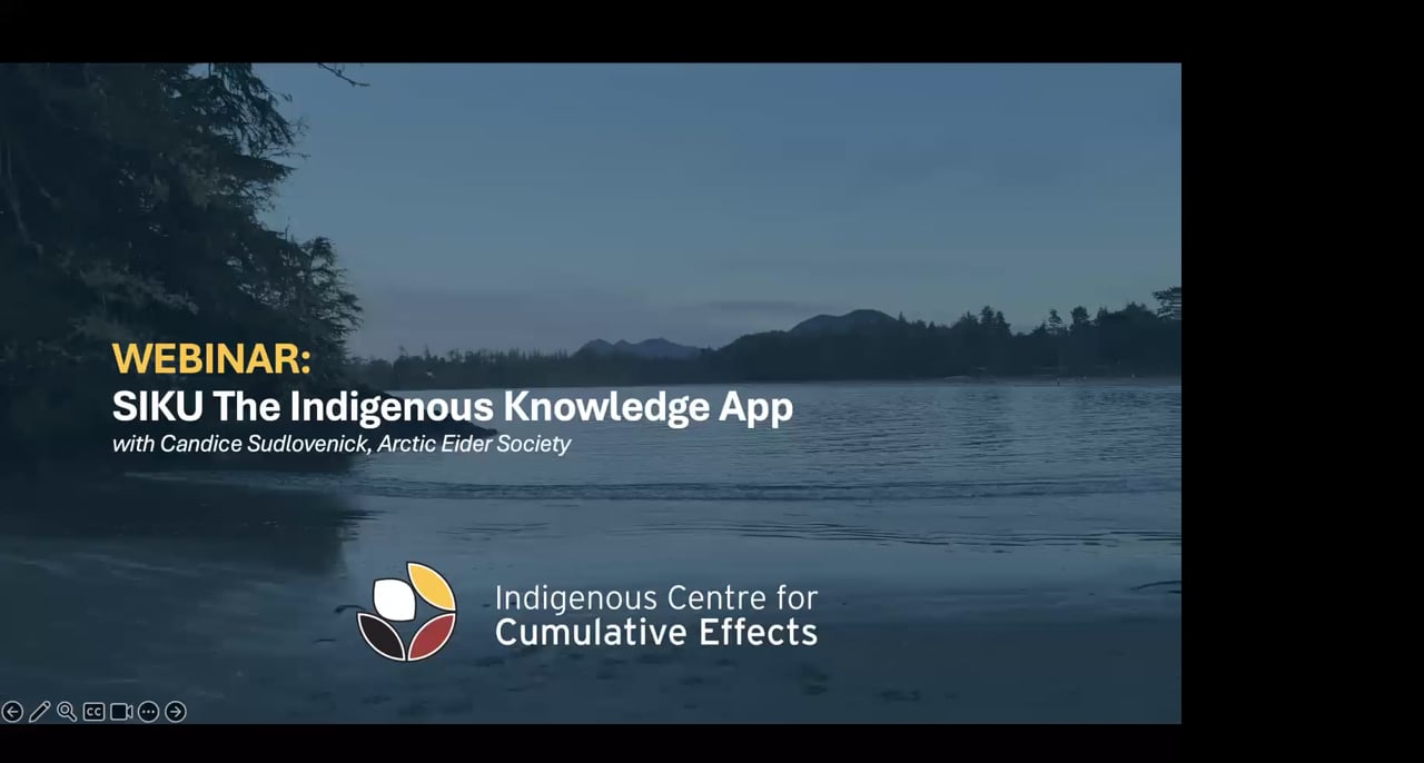 Webinar: SIKU – The Indigenous Knowledge App