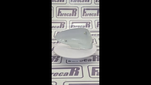 CAPA RETROVISOR C/F BRANCA METAGAL ESQ MOBI