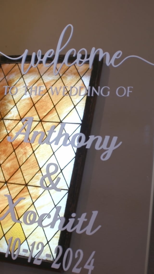 Still frame from Anthony and Xochitl's teaser Flagstaff wedding film at Serendipity in Flagstaff, AZ