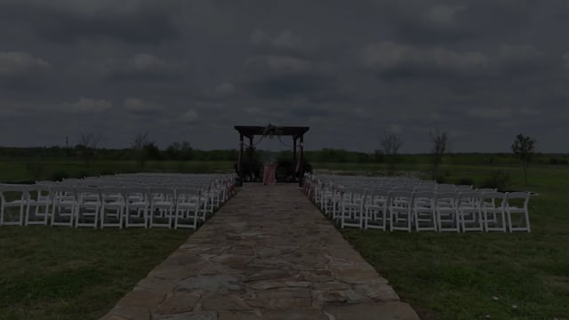 Still frame from Ashleigh and Travis's Austin and Hill Country wedding film at Enchanted Ranch in San Marcos, TX