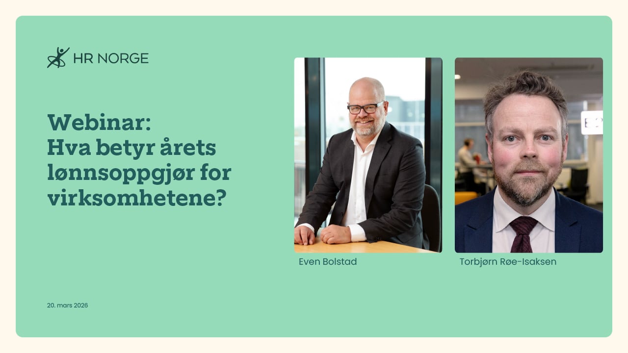 Hva betyr årets lønnsoppgjør for virksomhetene?