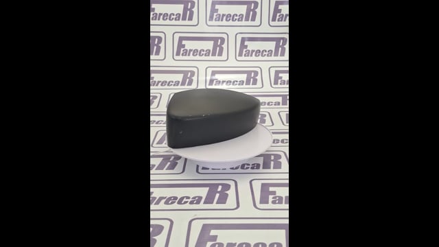 CAPA PARA RETROVISOR SEM PISCA PRETA FOSCA TEXTURIZADA ESQUERDA ORIGINAL FORD CN1517K747DB ECOSPORT 2012 A 2022