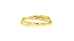 Italian 10kt Yellow Gold Rolling Ring