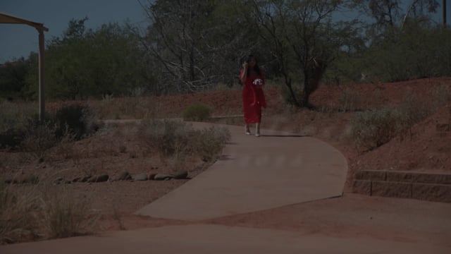 Still frame from Teresa and Shawn's Sedona wedding film at Cliff Castle Casino Hotel in Camp Verde, AZ