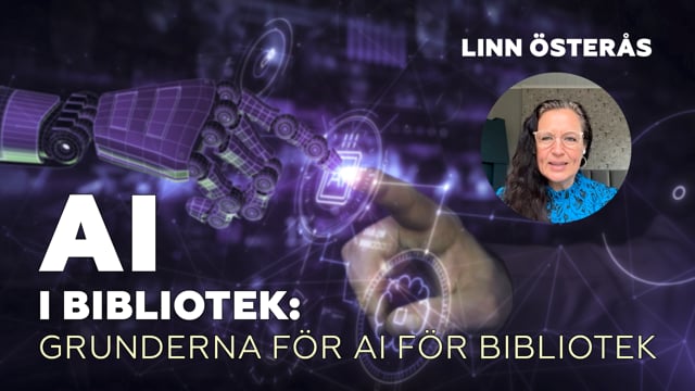 AI i bibliotek: Grunderna för AI för bibliotek