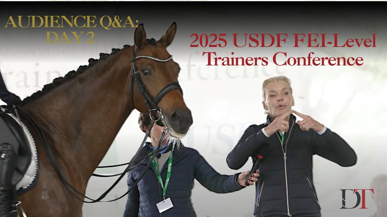 2025 USDF FEI-Level Trainers Conference | Audience Q&A Day 2