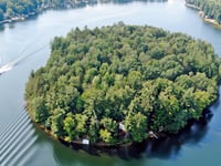 Private Island on School Section Lake – Private island in Michigan, United States – video thumbnail
