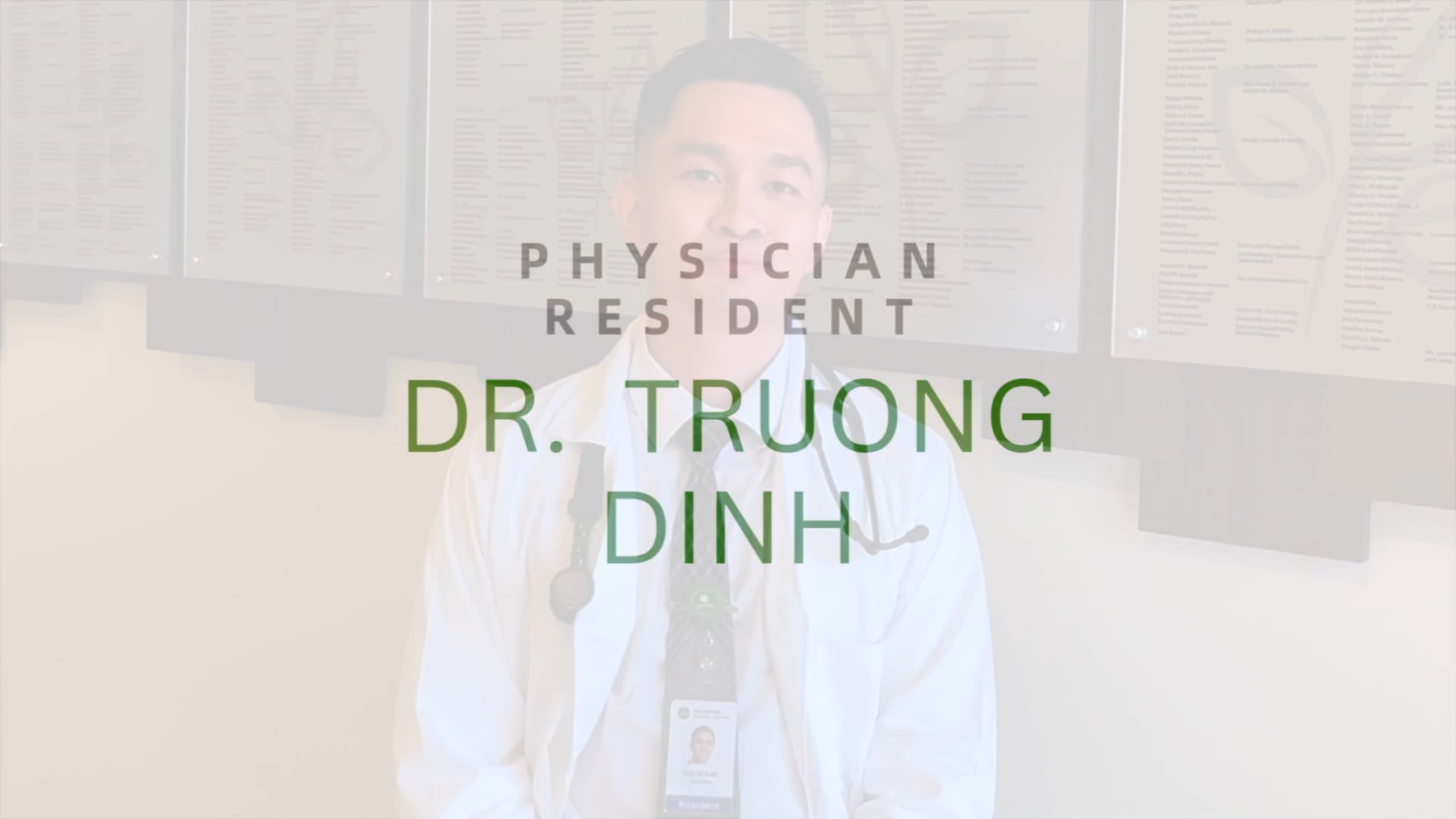 SARH - Meet Our Residents - Dr. Truong Dinh