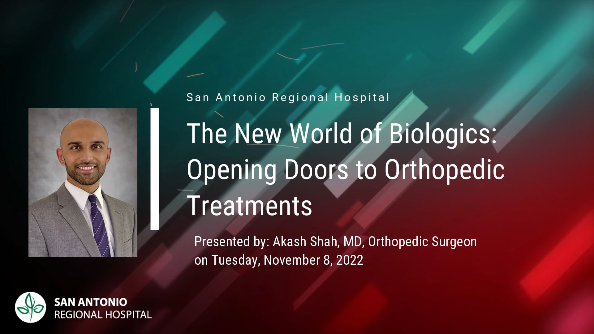 Anterior Approach to Hip Replacement - Akash Shah, MD, Orthopedic Surgeon