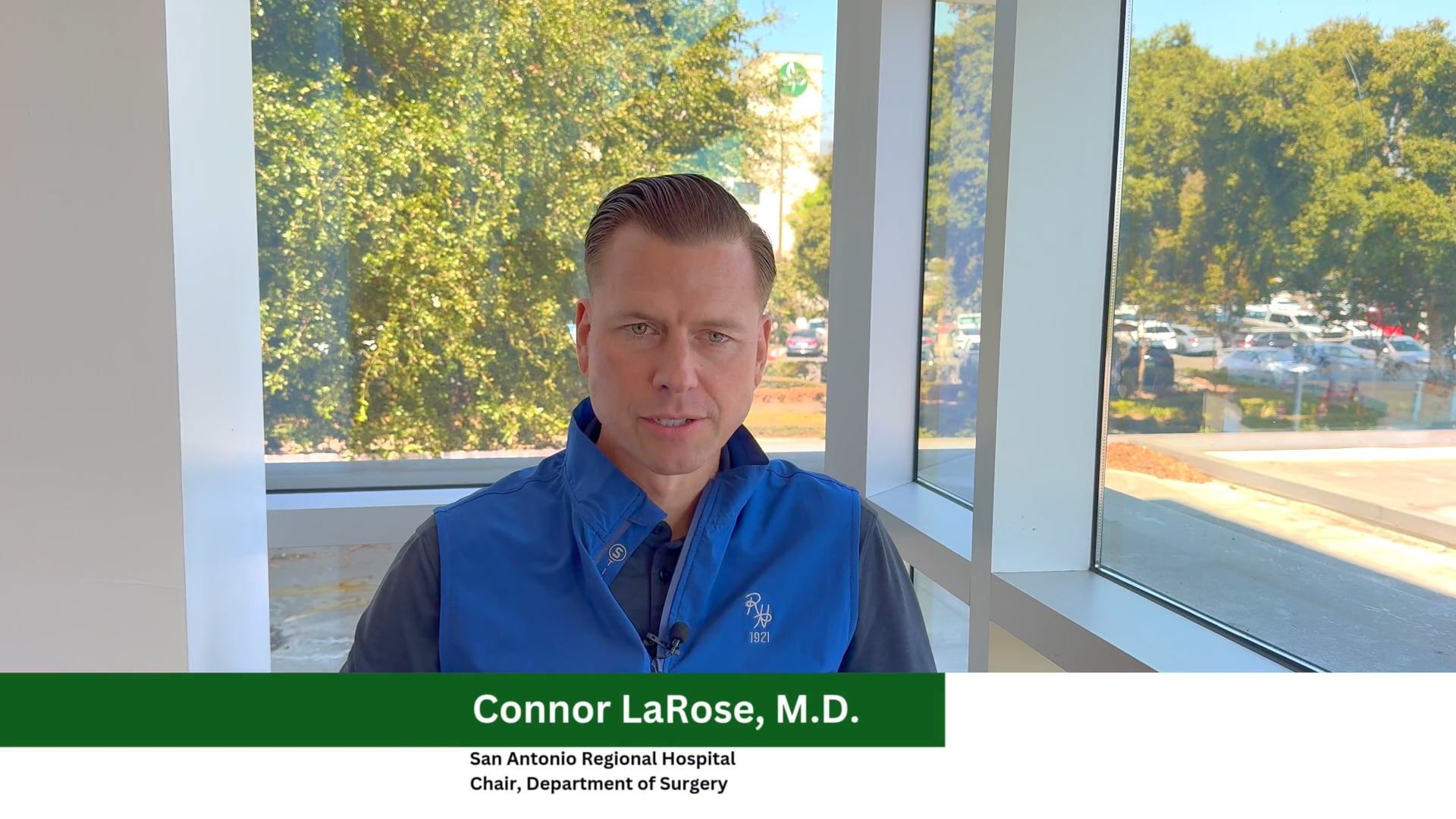 SARH - Dr. Connor LaRose - Meet our Doctors Series