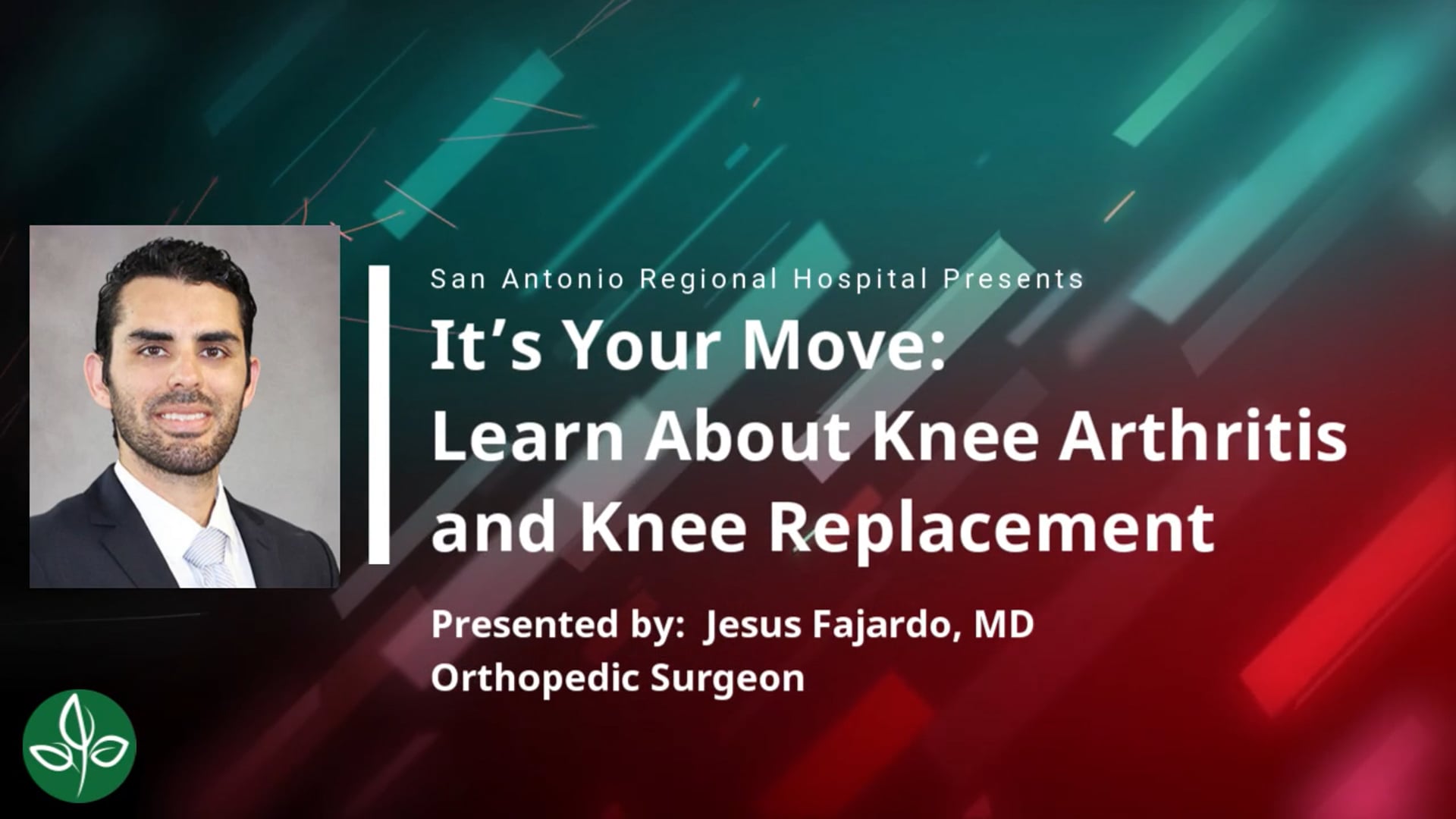 Learn About Knee Arthritis and Knee Replacement - Jesus Fajardo, MD