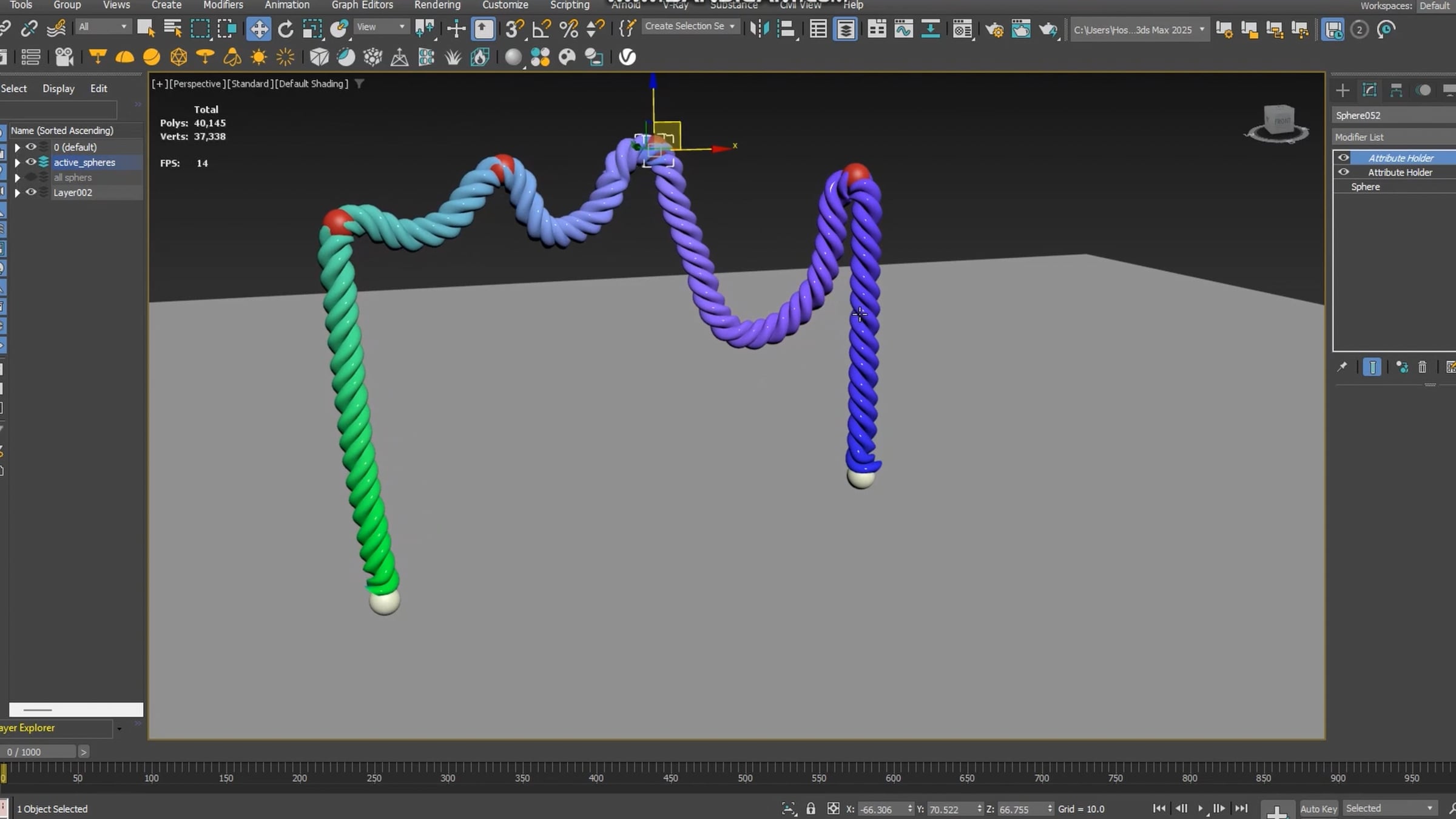 Multi-Control Custom XPBD Rope Physics Solver for 3ds Max | Videos ...