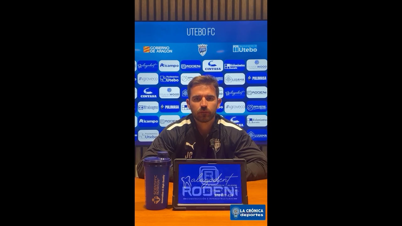 LA PREVIA / SD Logroñes - Utebo FC / JUAN CASAJÚS (Entrenador Utebo) Jor. 28 - Segunda Rfef Gr. 2 / Fuente: Facebook Utebo FC