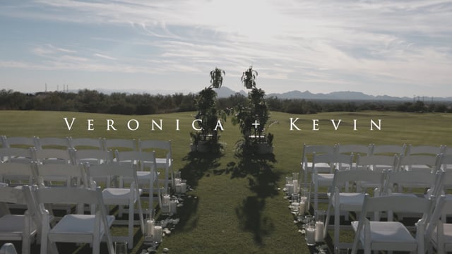 Still frame from Veronica and Kevin's Phoenix wedding film at Ancala Country Club in Scottsdale, AZ