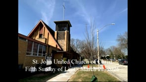 The Fifth Sunday of Lent - March 22nd, 2026