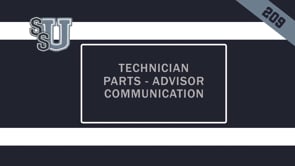 209 Technician–Advisor–Parts Associate