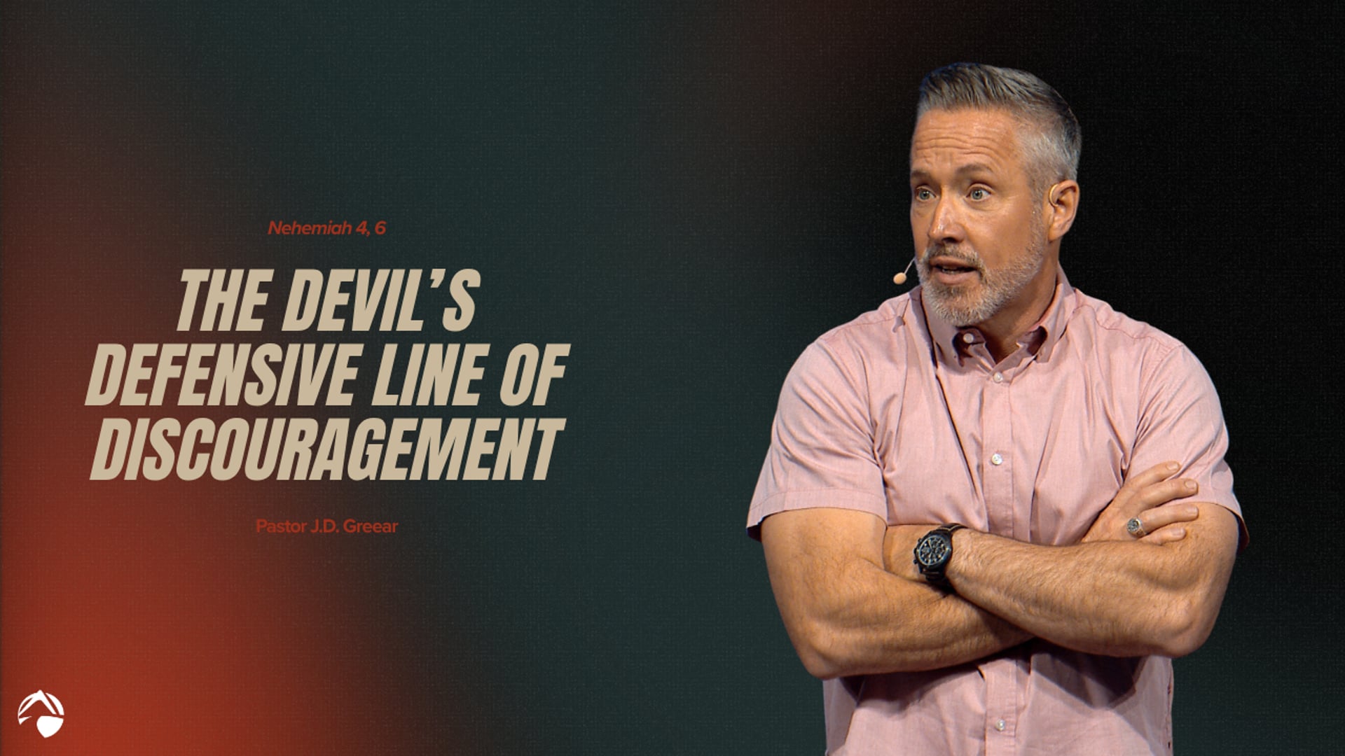 Summit Message: The Devil's Defensive Line of Discouragement – J.D. Greear