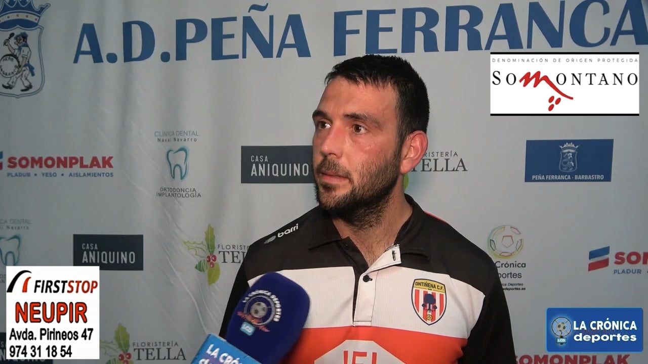 ALEX PUENTE (Jugador Ontiñena) Peña Ferranca 2-1 Ontiñena CF / Jor. 25- Preferente Gr 1