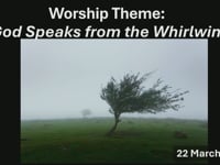 Worship for March 22nd 2026