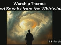Worship for March 22nd 2026