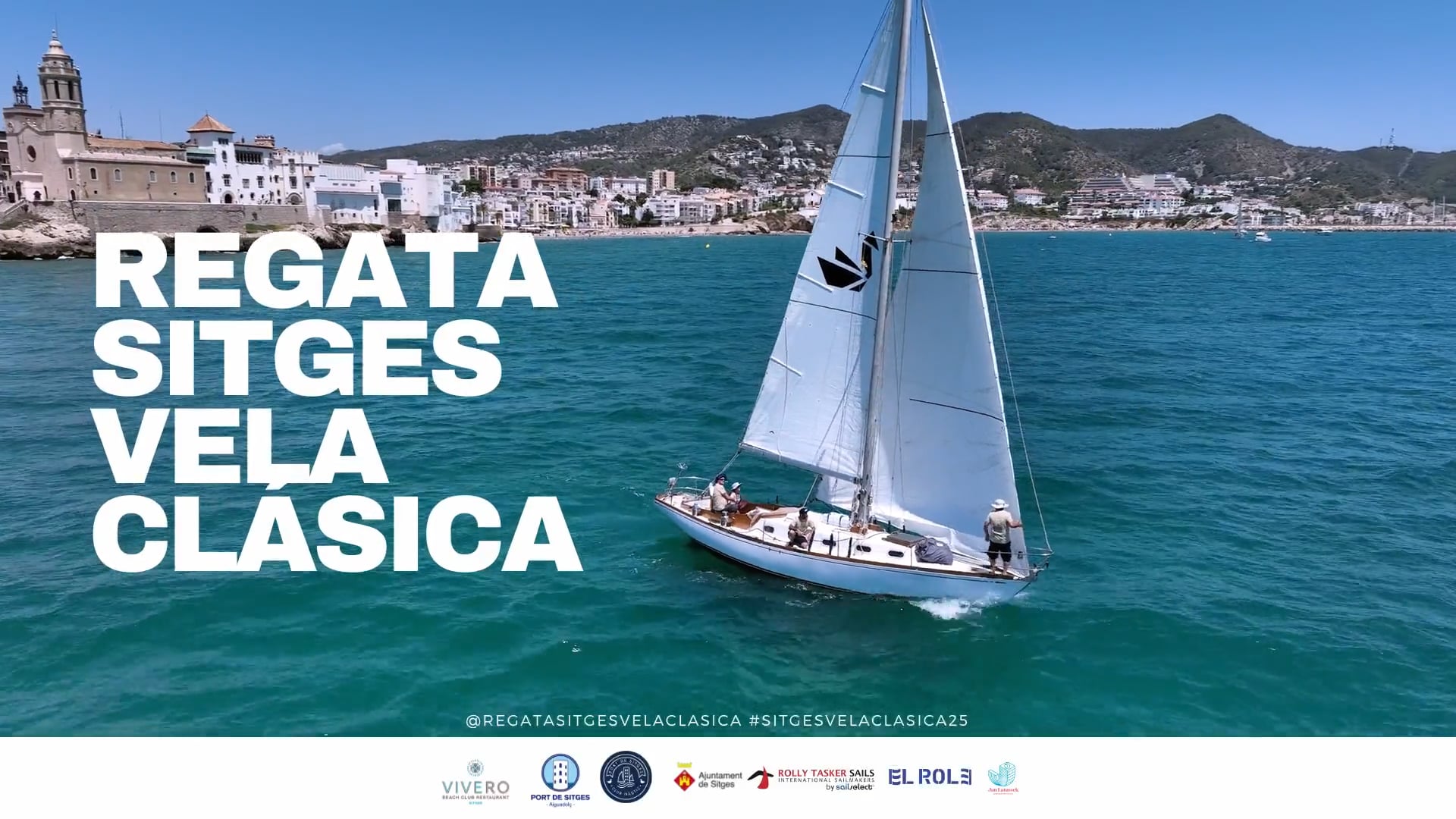 Regata Sitges Vela Clasica 2025 Drone 1