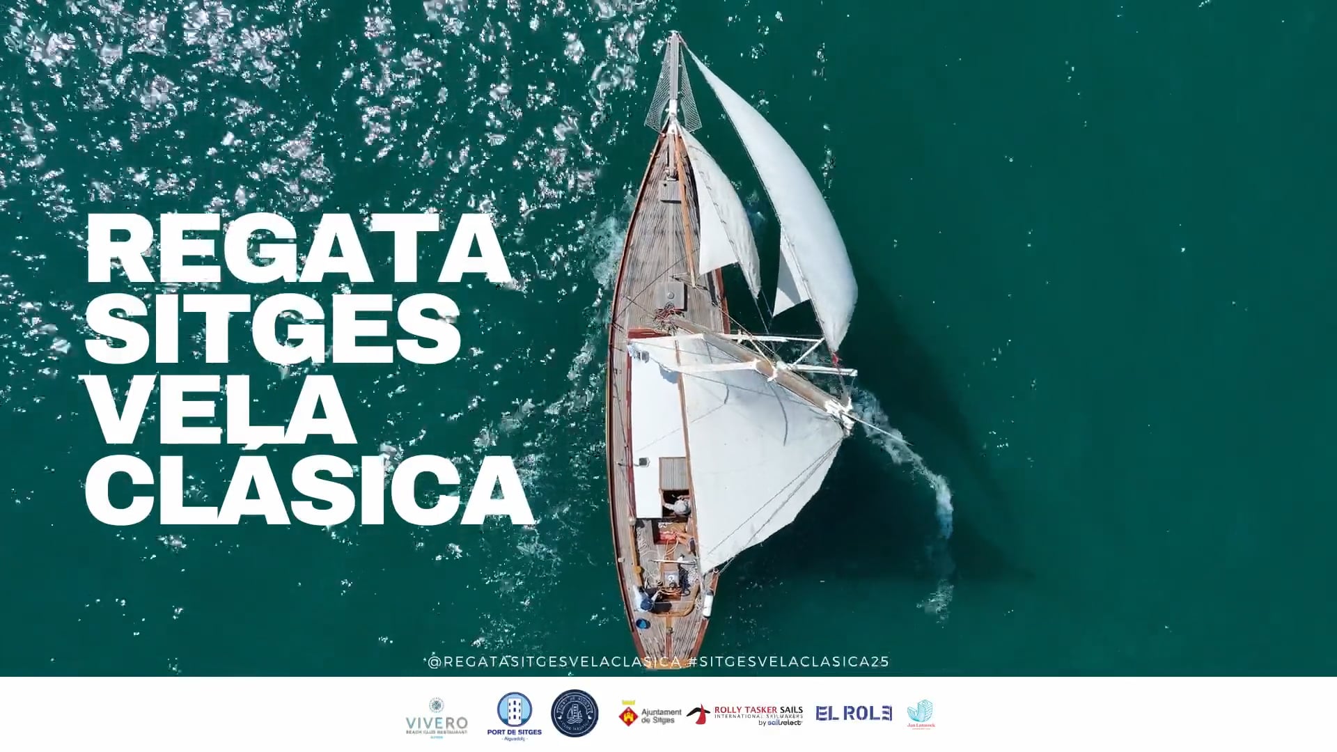 Regata Sitges Vela Clasica 2025 Drone 2